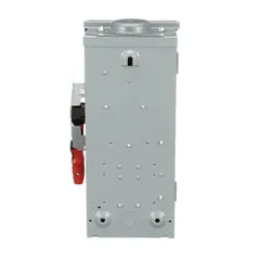 Schneider Electric H361NRB Safety switch, heavy duty, fusible, 30A, 4 wire, 3 poles, 1 neutral, 20hp, 600VAC/DC, Type 3R, bolt on hub provision — Akcesoria ogólne