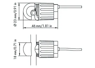 Wago 855-8004 Voltage tap; without fuse; 8-6 AWG; N-conductor — Reihenklemmen / Klemmleisten