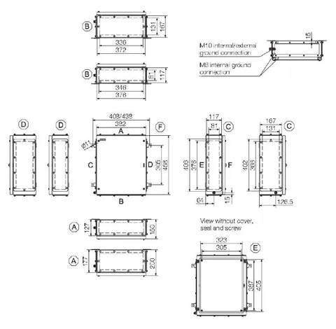 Weidmuller 1195080000 TB MH 453820 S4E3 - Empty Terminal Box — Accessori generali