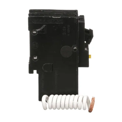 Schneider Electric HOM230GFI Homeline Miniature Circuit Breaker, 30A, 2 Pole, 120/240VAC, 10kA AIR, Ground Fault Class A, Plug-In Mounting — General Accessories