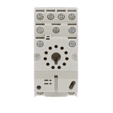Schneider Electric 8501NR62B Plug in relay, Type N, relay socket, 11 tubular pin, double tier, for 8510KP relays and 9050JCK timers, bulk packaged — General Accessories