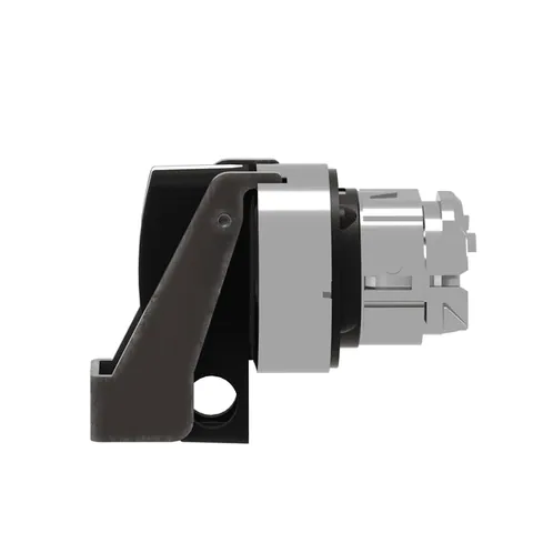 Schneider Electric ZB4BJ397 Head for selector switch, Harmony XB4, black, 22mm, 3 positions, stay put — Allgemeines Zubehör