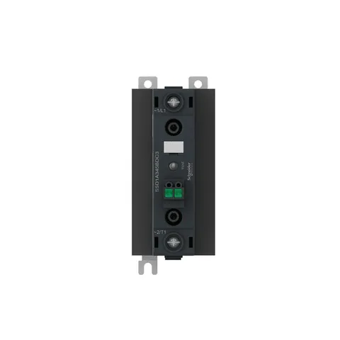 Schneider Electric SSD1A360M7C3 Solid State Relay, 60 A, DIN Rail Mount, Zero Voltage Switching, Input 90…280 V AC/DC, Output 48...600 V AC — Cables & Connectivity