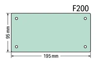 Wago 850-818/002-000 Flange plate — Control Cabinets & Enclosures