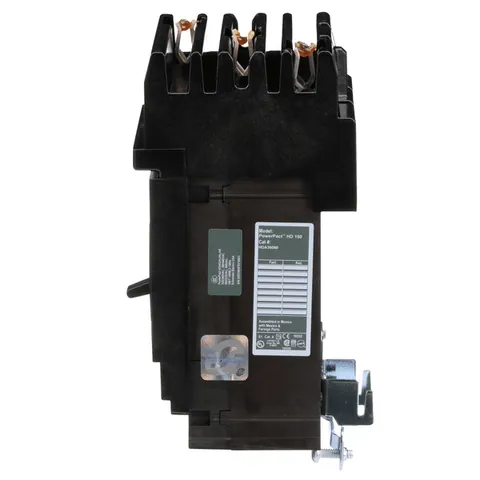 Schneider Electric HDA36080 PowerPacT H-Frame Circuit Breaker, 80A, 3 Pole, 600VAC, 14kA, I-Line, Thermal Magnetic, 80%, ABC — Accessori generali