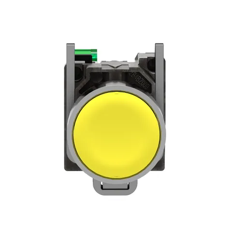 Schneider Electric ZB4RTA5 Wireless and batteryless transmitter, Harmony XB5R, push button, metal, yellow, 22mm, spring return — Switches & Modular Apparatus