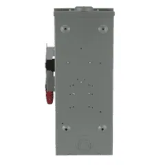 Schneider Electric H223NRB Safety switch, heavy duty, fusible, 100A, 3 wire, 2 poles, 1 neutral, 30hp, 240VAC/250VDC, Type 3R, bolt on hub provision — Akcesoria ogólne