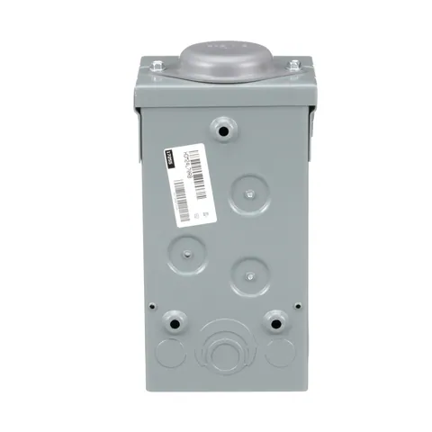 Schneider Electric HOM24L70RB Load center, Homeline, 1 phase, 2 spaces, 4 circuits, 70A fixed main lugs, NEMA3R — General Accessories