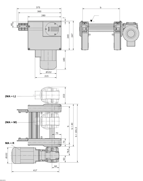 3842998040 Bosch Rexroth, Cinghie e catene