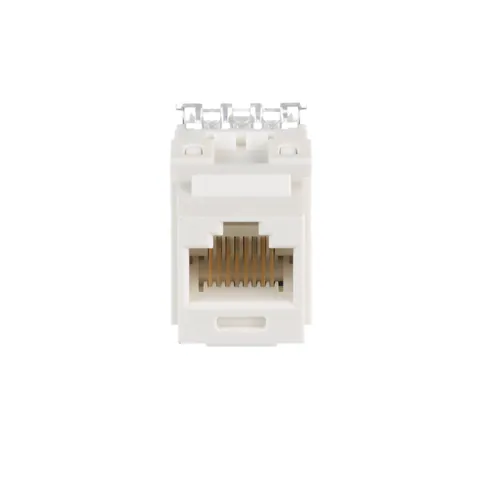 Panduit NK688MIW UTP RJ45 Cat 6 Punchdown Keystone Jack Module, IW — Industrial Cables & Wires
