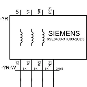Siemens 6SE6400-3TC03-2CD3 ***spare part*** MICROMASTER 4 output reactor 200 V-480 V 3 AC 26 A ba... — Resistors & Inductors