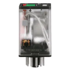Schneider Electric 750XCXRM4L-120A General purpose relay, SE Relays, 750R, 3PDT, 10A, 120VAC, octal terminal 11 pins, LED clear cover, lock push button — Akcesoria ogólne