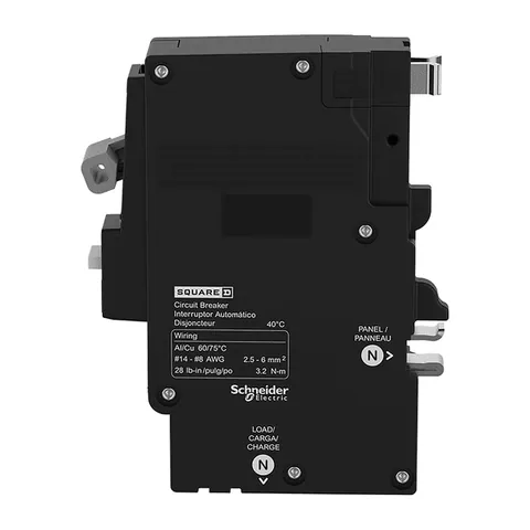 Schneider Electric QO115PAF Mini circuit breaker, QO, 15A, 1 pole, 120VAC, 10kA, combo arc fault, plug on neutral, plug in mount, UL listed — General Accessories