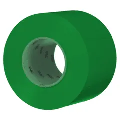 3M 7100254033 Durable Floor Marking Tape 971, Green, 4 in x 36 yd, 17 mil, 3 Rolls/Case, Individually Wrapped Conveniently Packaged — General Accessories