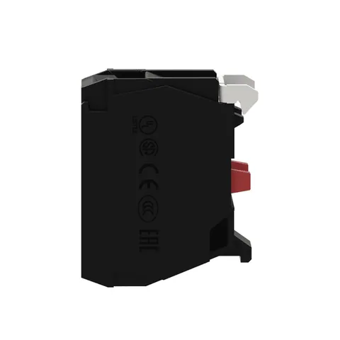 Schneider Electric ZBE102 Harmony, 22mm Push Button, add on contact block, 1 NC, screw clamp terminal — Interruptores y aparamenta modular