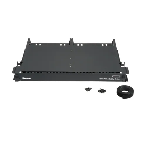 Panduit FLEX1U06 Fiber Enclosure, 1 RU, 6 Ports, Black — Kable i złącza