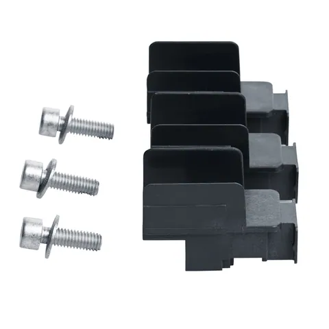 Schneider Electric LV426963 Circuit breaker accessory, PowerPact B, terminal nut kit, for busbar, 3 pole, qty 3 — PLCs