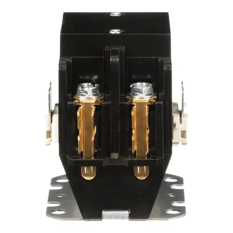Schneider Electric 8910DP12V02Y248 Contactor, Definite Purpose, 20A, 2 pole, 110/120VAC 50/60Hz coil, open, with cover — General Accessories