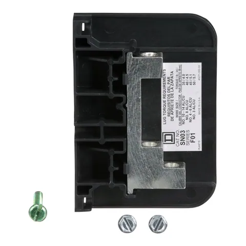 Schneider Electric SN03 Solid neutral assembly, safety switch, series F5/F6 30A — Akcesoria ogólne