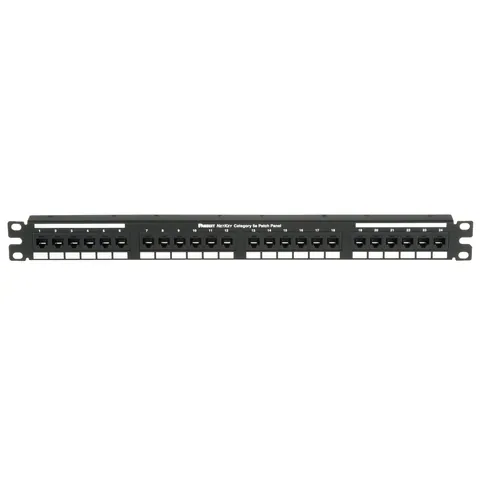 Panduit NK5EPPG24Y NetKey Cat 5e Punchdown Panel, Flat, 24-Port — Accesorios generales