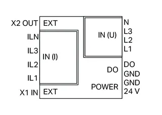 Wago 2857-570/024-005 3-Phase Power Measurement Module; 3x277/480 V/5 A; Modbus RTU; Digital output; Configuration via software; Supply voltage: 24 VDC — Näherungs- & induktive Sensoren