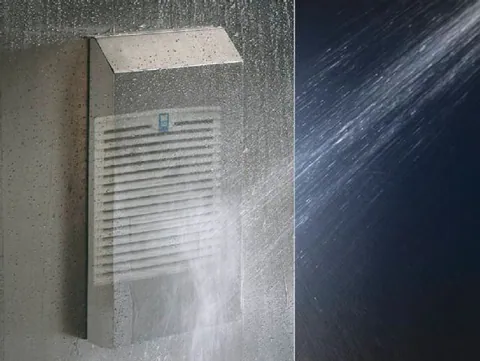 Rittal SK 3239.080 Hose-proof hood for a higher protection category — Control Cabinets & Enclosures