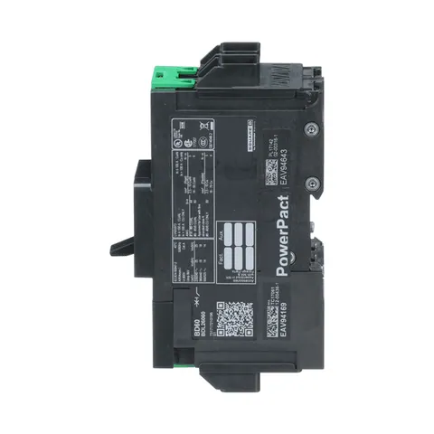 Schneider Electric BDL26060 Circuit breaker, PowerPacT B, 60A, 2 pole, 600Y/347VAC, 14kA, lugs, thermal magnetic, 80% — General Accessories