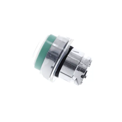 Schneider Electric ZB4BP3 Head for non illuminated push button, Harmony XB4, metal, projecting, green, 22mm, spring return, booted, unmarked — Switches & Modular Apparatus