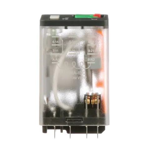 Schneider Electric 788XCXRM4L-120A General purpose relay, SE Relays, 788R, 3PDT, 10A, 120 VAC, Quick terminal, clear cover with LED, lock push button — Akcesoria ogólne