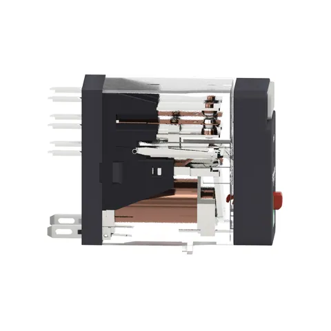 Schneider Electric RXG21F7 interface plug-in relay, 5A, 2CO, lockable test button, 120V AC — Contattori e relè