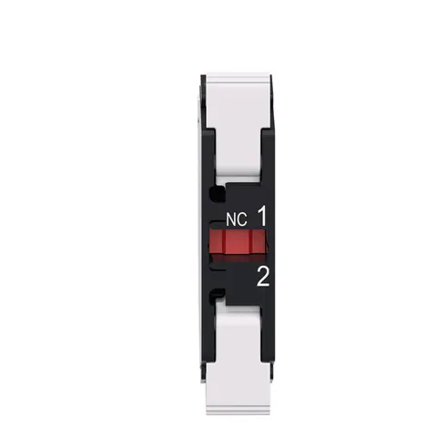 Schneider Electric ZBE1025 Single contact block, Harmony XB4, silver alloy, spring clamp terminal, 1NC — General Accessories