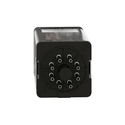 Schneider Electric RUMC22P7 universal plug-in relay, 10A, 2CO, 230V AC with LED and lockable test button — Contactores y relés
