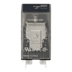 Schneider Electric 782XBXC-48D Power relay, SE Relays, 15A, DPDT, 48 VDC, clear cover — Akcesoria ogólne