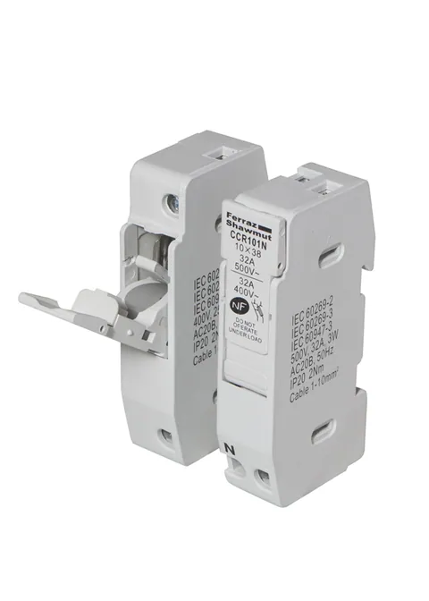 Mersen C200769 fuse holder, IEC, 1P, 8,5x31, DIN rail mounting — General Accessories