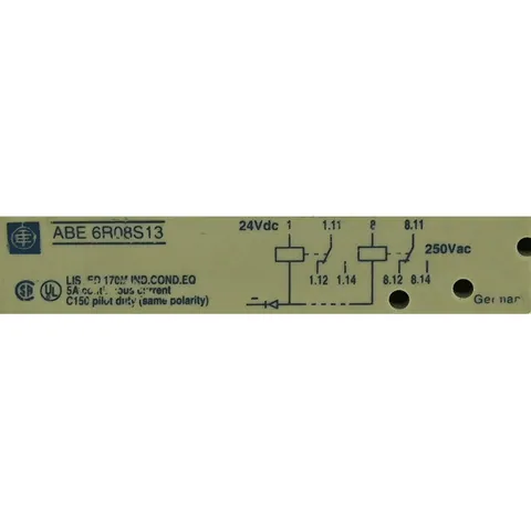 Telemecanique ABE6-R08S13 ABE 6R08S13 Relay — Electronics & PCBs