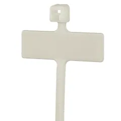 Panduit PLM1M-M Pan-Ty® PLM1M-M Write-On Cable Tie, PA6.6, 3.9"L, 18lb, PK1000 — Connectors & Plugs
