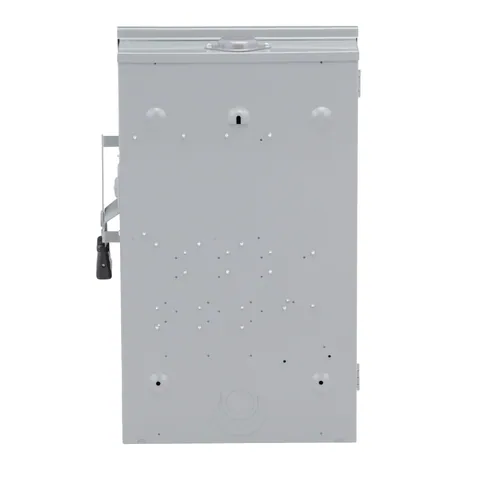 Schneider Electric D324NRB Safety switch, general duty, fusible, 200A, 3 pole, 60hp, 240VAC, NEMA 3R, 4 wire, 1 neutral, bolt on hub provision — General Accessories