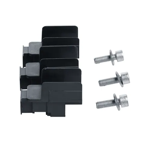 Schneider Electric LV426963 Circuit breaker accessory, PowerPact B, terminal nut kit, for busbar, 3 pole, qty 3 — PLCs