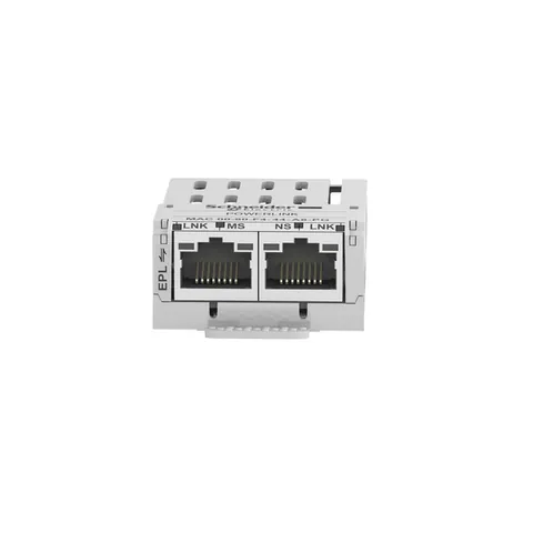 Schneider Electric VW3A3619 communication module Ethernet Powerlink, Altivar, 10/100Mbps, 2 x RJ45 connectors — Alimentatori e regolatori di potenza