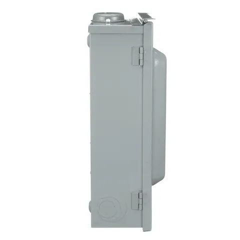 Schneider Electric D323NRB Safety switch, general duty, fusible, 100A, 3 pole, 30hp, 240VAC, NEMA 3R, 4 wire, 1 neutral, bolt on hub provision — General Accessories