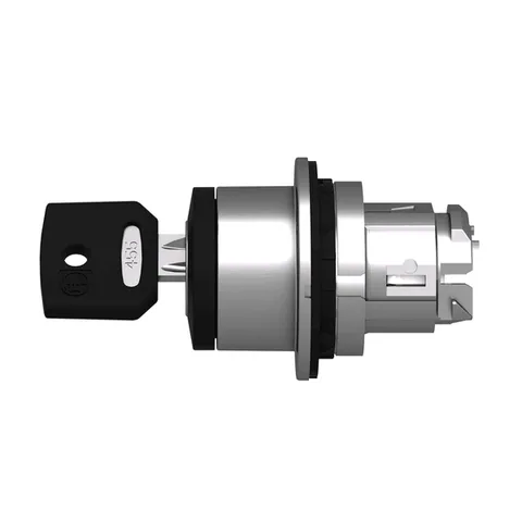 Schneider Electric ZB4FG2 Head for key selector switch, Harmony XB4, flush mounted, 455, 2 positions, stay put — Accesorios generales