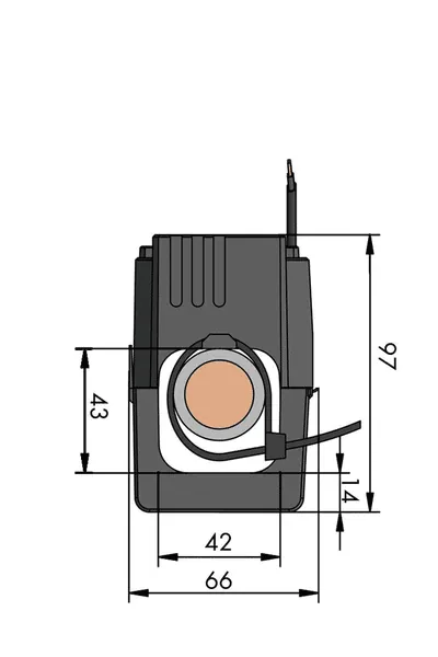 Wago 855-5005/1000-000 Split-core current transformer; 1000 A / 5 A; 3 m long — Allgemeines Zubehör