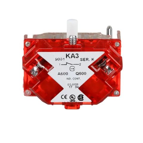 Schneider Electric 9001KA3 30mm Push Button, Types K, SK or KX, contact block, 1 NC — Accessori generali