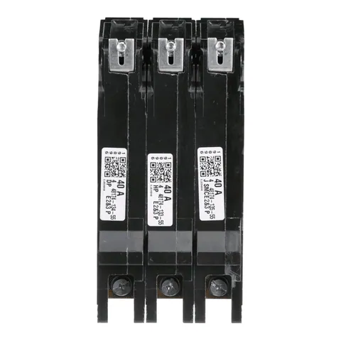 Schneider Electric EJB34040 Mini circuit breaker, E-Frame, 40A, 3 pole, 480Y/277 VAC, 100 kA max, bolt on — General Accessories