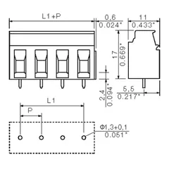 Weidmuller 1594430000 LP 7.50/03/90 3.2SN OR BX — Accessori generali