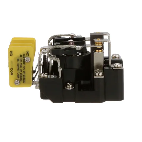 Schneider Electric 199BM2X-14 Power relay, SE Relays, DPDT, 40A, 120 VDC, magnetic blowout, auxiliary switch, open type — General Accessories