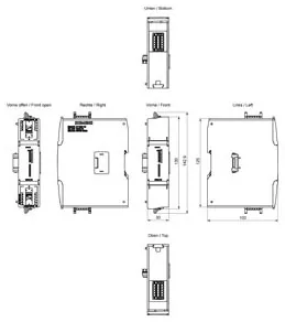 Siemens 6ES7231-4HF50-0XB0 SIMATIC S7-1200 G2: SM 1231 analog input, 8 AI; inputs: 8x AI 14 bit A...