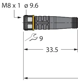 Turck 6625551 Actuator and Sensor Cable, PUR — Accesorios generales