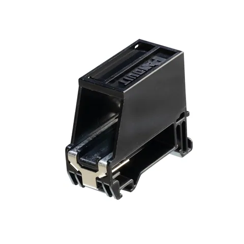 Panduit CADIN1BL-S DIN Shielded Rail Mount Adapter, single port, BL — Industrial Cables & Wires