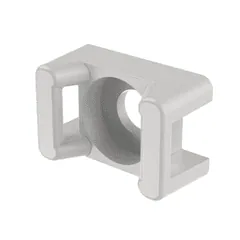Panduit TM3S10-C TM3S10-C Cable Tie Mount, Natural, PA 6.6, 0.86x0.61", #10 Screw, PK100 — Connectors & Plugs